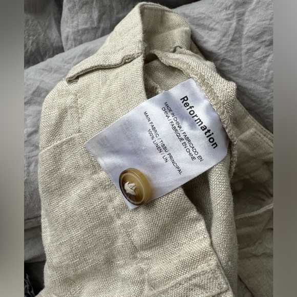 Reformation Mason Linen Pleated Pants - Picture 8 of 10